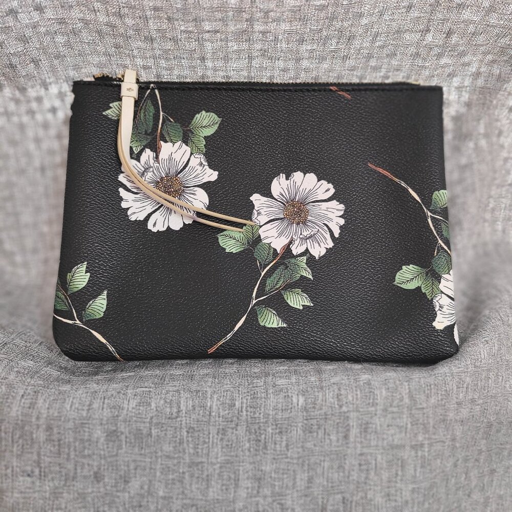 Banana Republic Small Clutch with Floral Design Pre-loved Gently Used